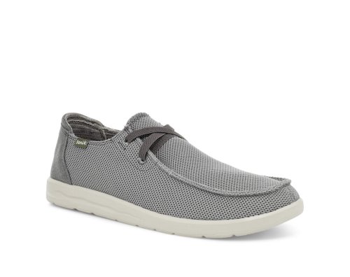 Sanuk Shaka Mesh No-tie - Sanuk Sneakers Mens Grey - Philippines OBANGS275